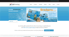Desktop Screenshot of ga-printing.com